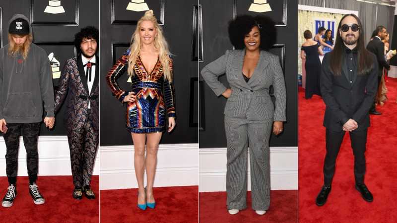 Illustration for article titled Every Wild and Wacky Look From the 59th Grammy Awards Red Carpet